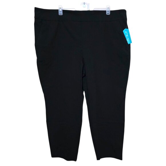 The Pioneer Woman Pull-On Millennium Pants Stretch Womens Plus 3X(24W-26W) Black - Picture 7 of 11